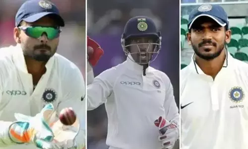 రిషబ్ పంత్ని తప్పించిన భారత్..పంత్ స్థానంలో ఆంధ్రా కీపర్ రిషబ్ పంత్ని తప్పించిన భారత్..పంత్ స్థానంలో ఆంధ్రా కీపర్