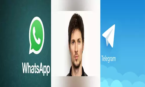 వాట్సాప్ పై సంచలన వ్యాఖ్యలు చేసిన టెలిగ్రామ్ వ్యవస్థాపకుడు వాట్సాప్ పై సంచలన వ్యాఖ్యలు చేసిన టెలిగ్రామ్ వ్యవస్థాపకుడు