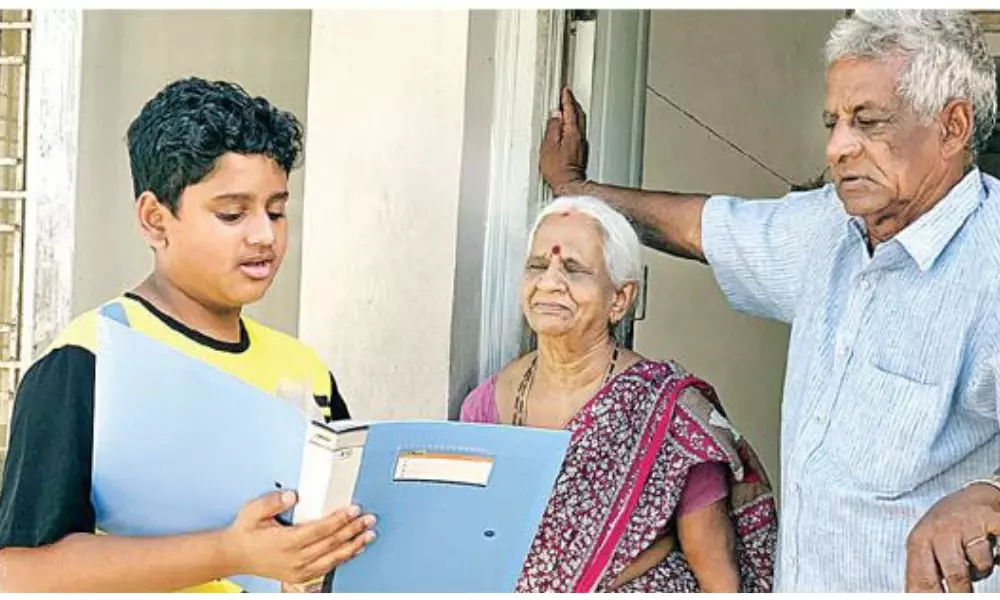 రైతు కుటుంబాలకు 14 ఏళ్ల బాలుడి చేయూత రైతు కుటుంబాలకు 14 ఏళ్ల బాలుడి చేయూత