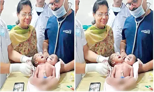 మధ్యప్రదేశ్లో వింత శిశువు జననం మధ్యప్రదేశ్లో వింత శిశువు జననం