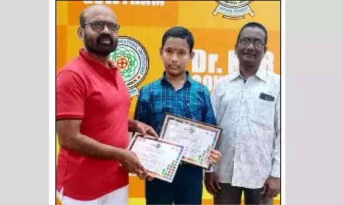 జాతీయస్థాయిలో కేకేఆర్ గౌతం విద్యార్థి ప్రతిభ