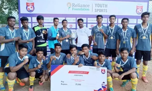 రిలయన్స్ ఫుట్ బాల్ లో శ్రీ ప్రకాష్ ప్రథమ స్థానం