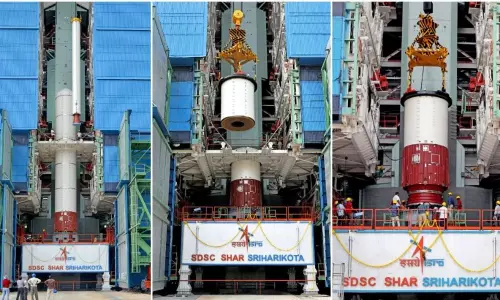 11న పీఎస్ఎల్వి-సి 48 రాకెట్ ప్రయోగం...ఒకేసారి 10 ఉపగ్రహాలు నింగిలోకి