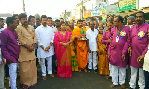 కోటి తులసార్చనలో పాల్గొన్న ఉప ముఖ్యమంత్రి దంపతులు