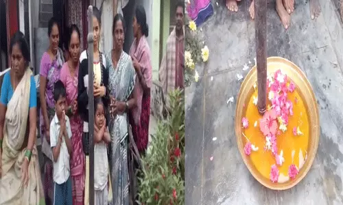 గ్రహణ సమయంలో నిలబడిన రోకలి గ్రహణ సమయంలో నిలబడిన రోకలి