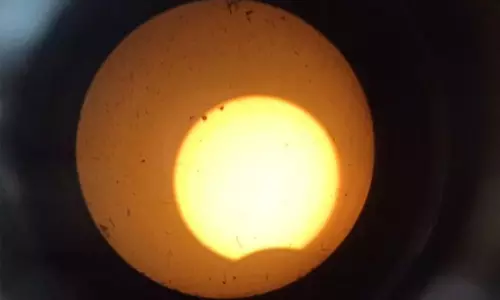 ముగిసిన సూర్యగ్రహణం