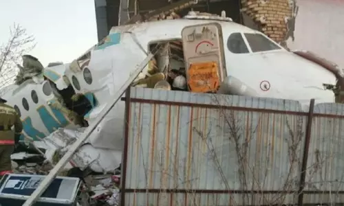 టేకాఫ్ అయిన క్షణాల్లోనే కూలిన ఫ్లైట్.. 14 మంది దుర్మరణం !