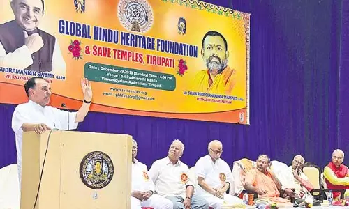 తిరుమలలో అన్యమత ప్రచారం అవాస్తవం : సుబ్రమణ్యస్వామి సంచలనం తిరుమలలో అన్యమత ప్రచారం అవాస్తవం : సుబ్రమణ్యస్వామి సంచలనం