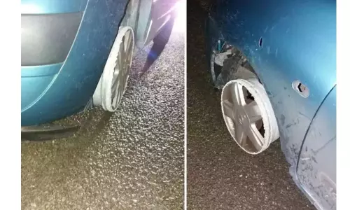 మందెక్కువైతే.. కారుకు టైరు ఉందో, లేదో కూడా తెలీదంతే! మందెక్కువైతే.. కారుకు టైరు ఉందో, లేదో కూడా తెలీదంతే!