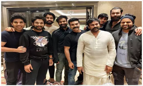 మెగా హీరోలంతా ఒకే ఫ్రేమ్‌లో..