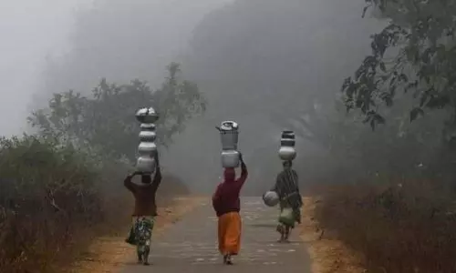 మంచు దుప్పటిలో మన్యం