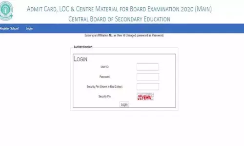 CBSE Board Exam 2020: హాల్ టికెట్ల విడుదల CBSE Board Exam 2020: హాల్ టికెట్ల విడుదల