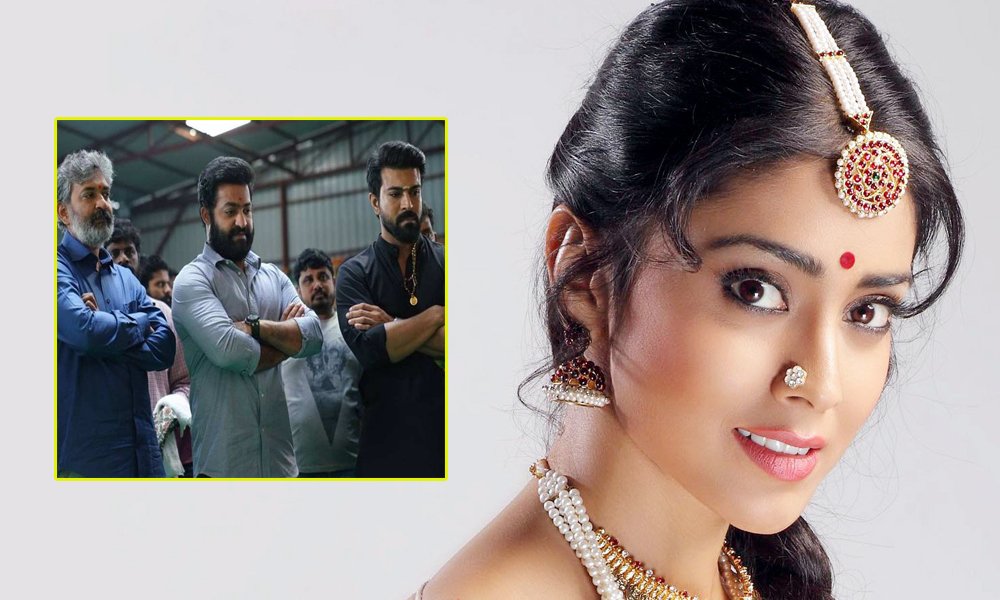 RRR లో శ్రియ.. ఆ హీరోకి జోడిగా? | Shriya Saran paired opposite Ajay