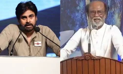 ఇద్దరూ మళ్లీ కాషాయ రాగం పాడేశారు.. తలైవా, పవర్‌స్టార్‌ల మాటల ఆంతర్యమేంటి?