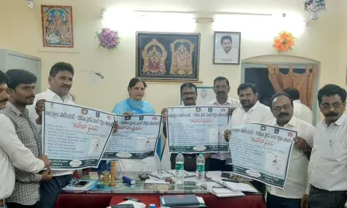 Badvel: కరోనా వైరస్ పై అవగాహనకు గోడ పత్రాలు విడుదల