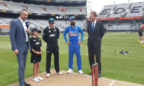 IND vs NZ 2nd ODI : టాస్ గెలిచిన భారత్.. జట్టులో కీలక మార్పులు IND vs NZ 2nd ODI : టాస్ గెలిచిన భారత్.. జట్టులో కీలక మార్పులు