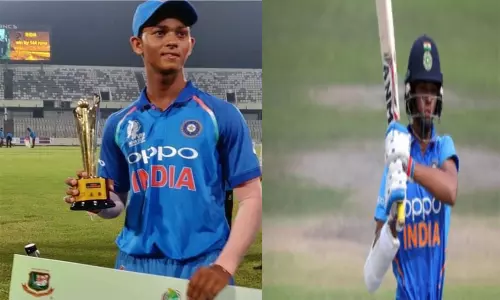 Under-19 ‌: ఫైనల్లో వెలుగులోకి మరో ఘటన.. ట్రోఫీని విరగొట్టిన జైశ్వాల్