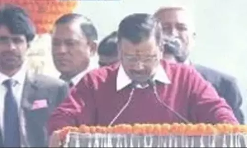 మూడోసారి ఢిల్లీ ముఖ్యమంత్రిగా కేజ్రీవాల్ ప్రమాణస్వీకారం