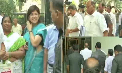 ముదురుతోన్న వివాదం.. ఎన్‌సీపీకి చెందిన మంత్రులతో సమావేశమైన శరద్ పవర్