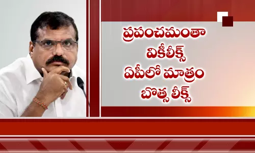 ప్రపంచమంతా వికీలీక్స్.. ఏపీలో మాత్రం బొత్స లీక్స్