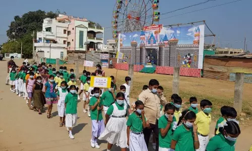 Jaggampeta: కరోనా వైరస్ పై అవగాహన ర్యాలీ