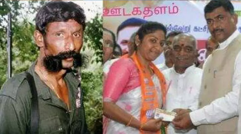 బీజేపీలో చేరిన వీరప్పన్ కూతురు... తండ్రిపై సంచలన వ్యాఖ్యలు.. బీజేపీలో చేరిన వీరప్పన్ కూతురు... తండ్రిపై సంచలన వ్యాఖ్యలు..