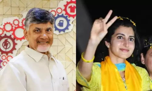 Brahmani TDP Chief Chandrababu Naidu