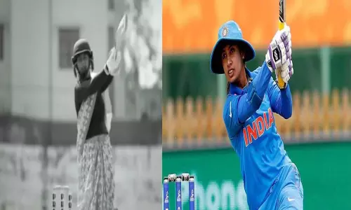 చీరకట్టులో బ్యాటింగ్ చేసిన టీమిండియా దిగ్గజ క్రికెటర్