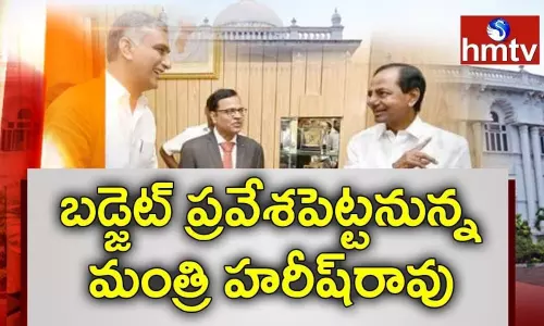 తొలిసారి అసెంబ్లీలో బడ్జెట్‌ ప్రవేశపెట్టనున్న మంత్రి హరీష్‌రావు