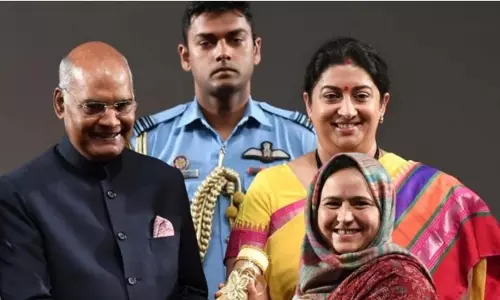 పలువురు మహిళలకు నారి శక్తి పురష్కార్ ప్రధానం చేసిన రాష్ట్రపతి