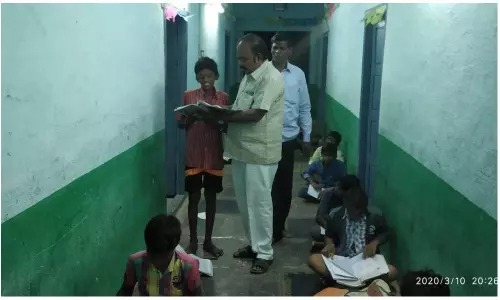 Marripadu: వసతి గృహాన్ని తనిఖీ చేసిన ఏఎస్ డబ్ల్యూఓ బ్రహ్మానంద చారి