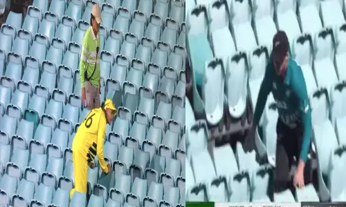 AUS vs NZ : అదుగో బాల్ అక్కడ ఉంది.. గల్లీ క్రికెటర్లలా బాల్ కోసం.. వైరల్ వీడియో