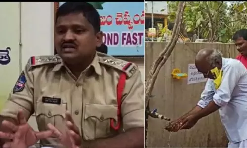 జాగ్రత్తలు పాటిద్దాం, కరోనా ను నిర్మూలిద్దాం: సీఐ రవికుమార్