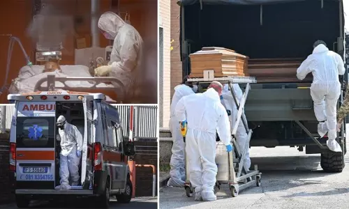 ఇటలీలో కరోనా కరాళ  నృత్యం .. నిన్న ఒక్కరోజే మృతిచెందిన వారి సంఖ్య చూస్తే..