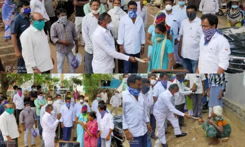 S.Rayavaram: లాక్ డౌన్ నేపద్యంలో ప్రభుత్వం ప్రకటించిన ఆర్దిక సాయం ప్రారంభించిన ఎమ్మెల్యే