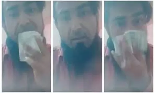 అసలే కరోనావైరస్.. ఆపై కరెన్సీ నోట్లతో నోరూ, ముక్కు తుడుచుకున్నాడు.. చివరకు..