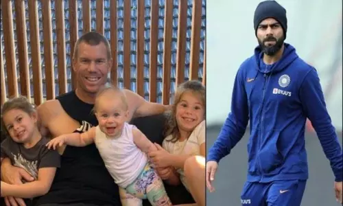 వార్నర్ పిల్లల కోరిక కోహ్లీ తీరుస్తాడా వార్నర్ పిల్లల కోరిక కోహ్లీ తీరుస్తాడా