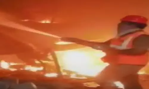 గుంటూరు జిల్లాలో భారీ అగ్ని ప్రమాదం