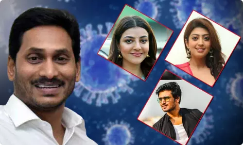 కరోనా పోరుపై పాట... రాగం కలిపిన సెలబ్రిటీలు కరోనా పోరుపై పాట... రాగం కలిపిన సెలబ్రిటీలు