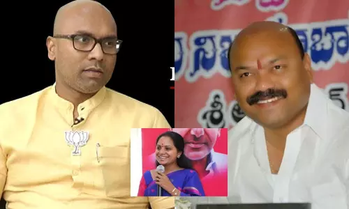 ఎమ్మెల్సీ ఎన్నికల్లో కవిత పోరు అర్వింద్ బ్రదర్స్ మధ్య అగ్గి రాజేస్తోందా? ఎమ్మెల్సీ ఎన్నికల్లో కవిత పోరు అర్వింద్ బ్రదర్స్ మధ్య అగ్గి రాజేస్తోందా?