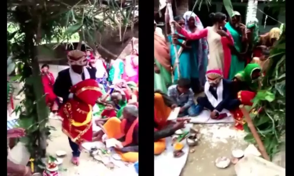 Uttar Pradesh: తండ్రి కోరిక మేర‌కు.. దిష్టిబొమ్మను పెళ్లి చేసుకున్న యువకుడు
