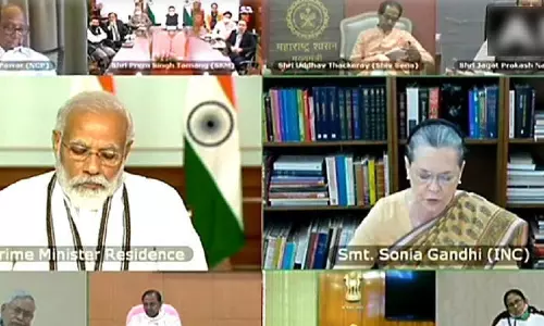 ముగిసిన అఖిలపక్ష సమావేశం.. ప్రశ్నలు సంధించిన సోనియా