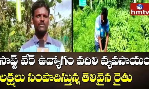 Software Engineer becomes Organic Farmer: సాఫ్ట్ వేర్ ని వదిలాడు.. సాగు దారిన నడిచాడు