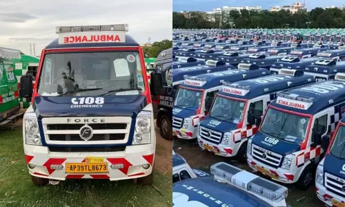 New 108, 104 vehicles in Andhra Pradesh: కొద్దిసేపట్లో సరికొత్తగా ప్రజాసేవ లోకి కుయ్..కుయ్!