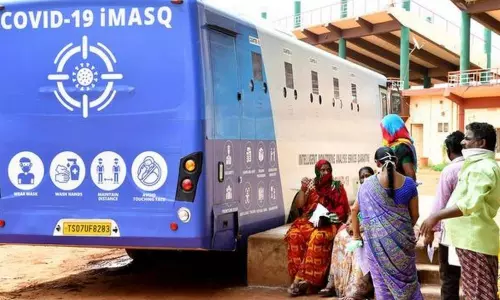 COVID-19 i-MasQ Buses: కరోనా నిర్ధారణ పరీక్షల కోసం ఐ మాస్క్ బస్సులు.. విజయవాడలో తొలుతగా ప్రారంభించిన ప్రభుత్వం