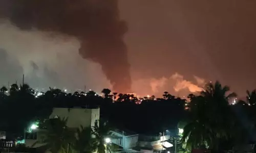 Vizag Gas Leak: విశాఖలో మరోసారి గ్యాస్ కలకలం.. సాల్వెంట్ పరిశ్రమలో ఒక్కసారే ఎగిసిన మంటలు