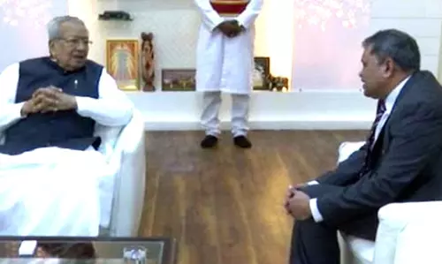 Nimmagadda Ramesh met AP Governor