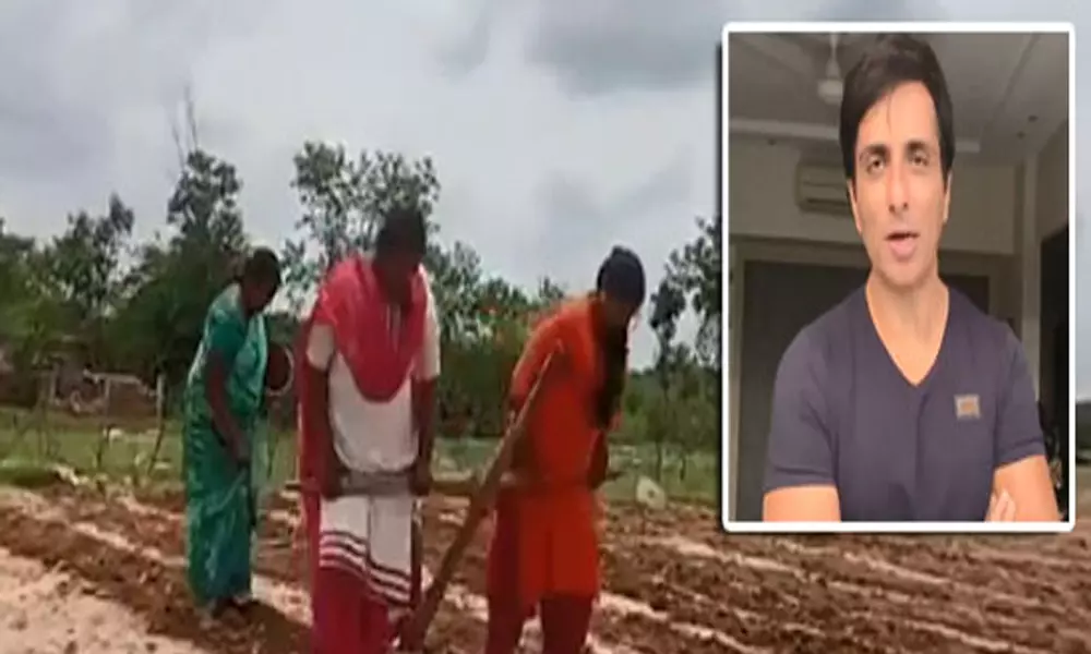 Sonu Sood Help to Chittoor Farmer: సోనుసూద్‌ నీకు వందనం :  ఎద్దులు కాదు.. ఏకంగా ట్రాక్టర్  కొనిచ్చాడు!