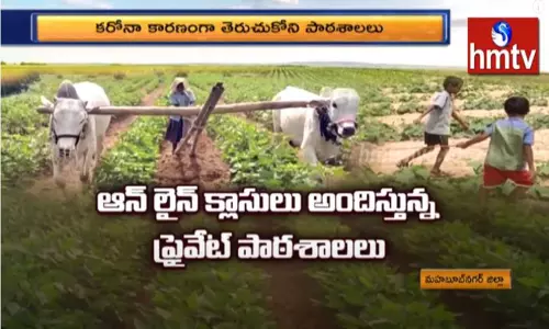 Students Moving to Fields with No Schools: పొలం బాట పడుతున్న విద్యార్థులు