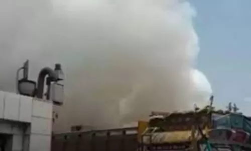 Fire accident in Nellore Chemical factory: నెల్లూరు జిల్లాలో భారీ అగ్నిప్రమాదం Fire accident in Nellore Chemical factory: నెల్లూరు జిల్లాలో భారీ అగ్నిప్రమాదం